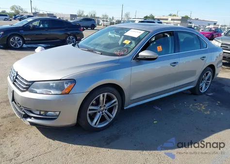 2012 Volkswagen Passat 2.0L Tdi Sel Premium from USA, damaged, VIN 1VWCN7A39CC097831